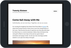 WordPress-Twenty-Sixteen-default-theme